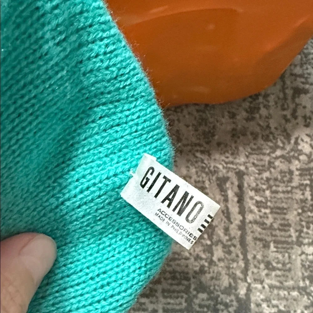 Gitano Purple and Pink Knit Hat 90’s